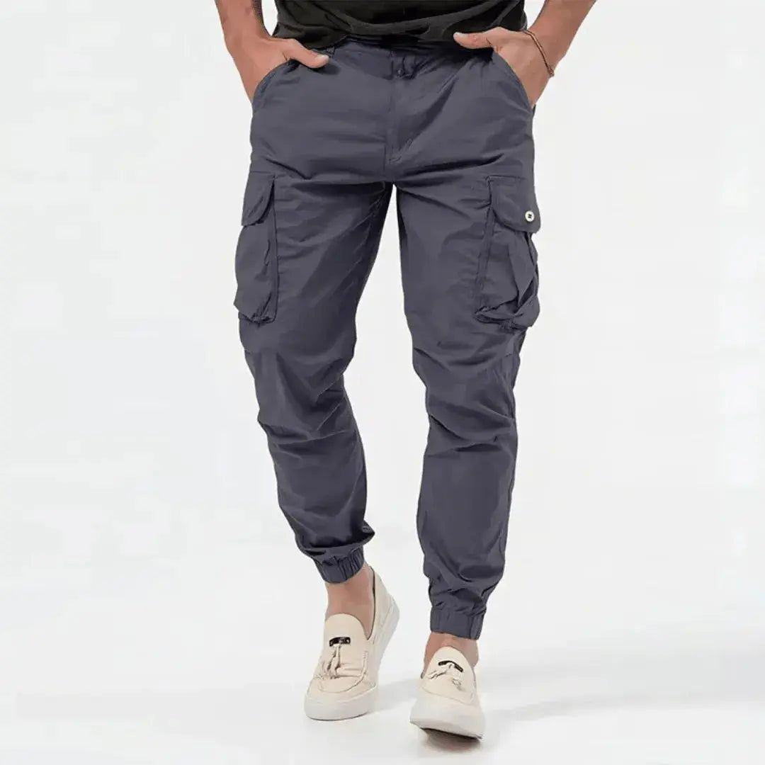 Urban Pulse Cargo Joggers By TrendAura Cotton Comfort With Four Way Stretch And Utility Pockets