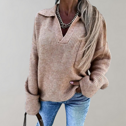 Oversized V Neck Sweater For Women With Cozy Comfort And Relaxed Fit For Casual Chic Everyday Style