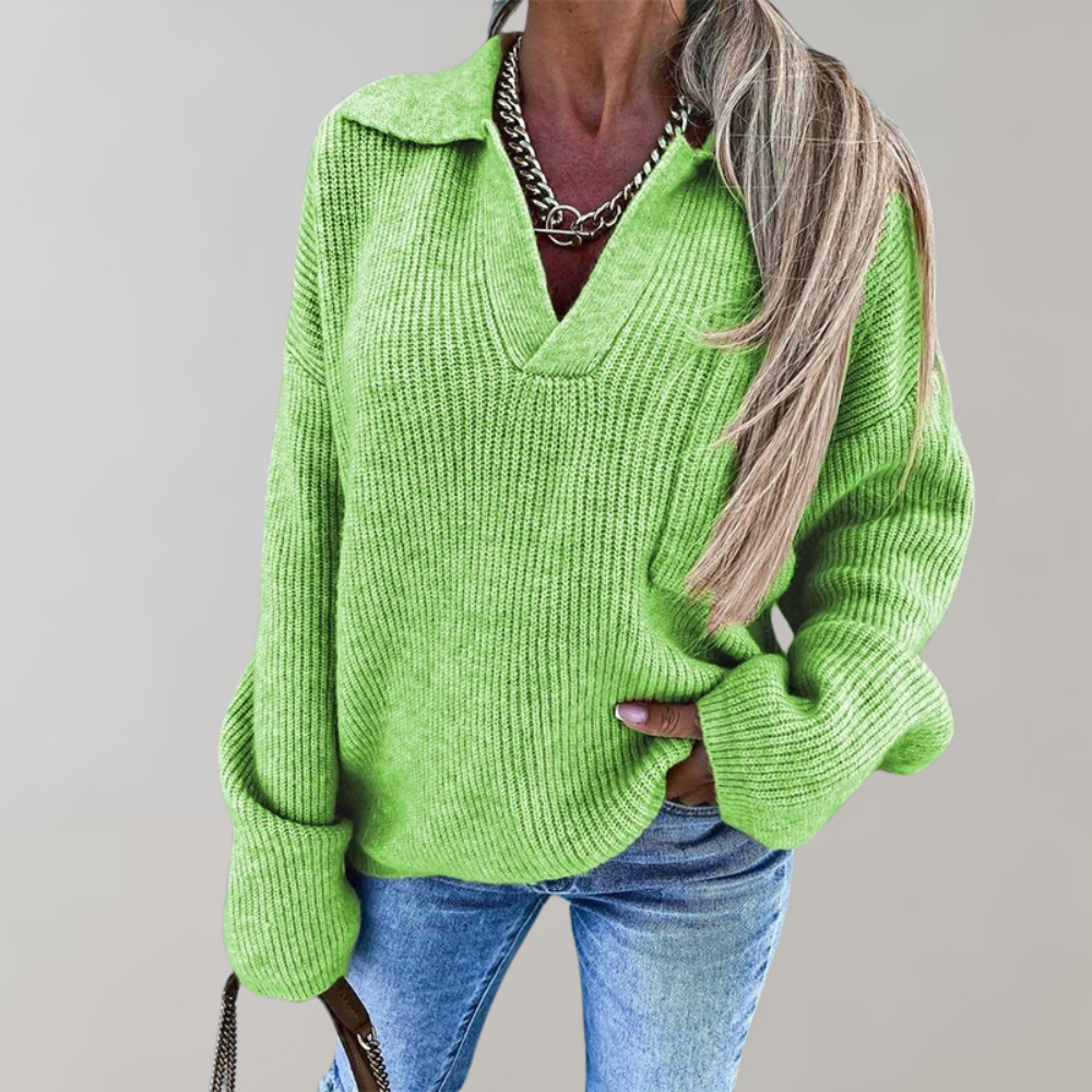 Oversized V Neck Sweater For Women With Cozy Comfort And Relaxed Fit For Casual Chic Everyday Style