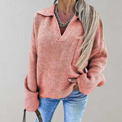 Oversized V Neck Sweater For Women With Cozy Comfort And Relaxed Fit For Casual Chic Everyday Style