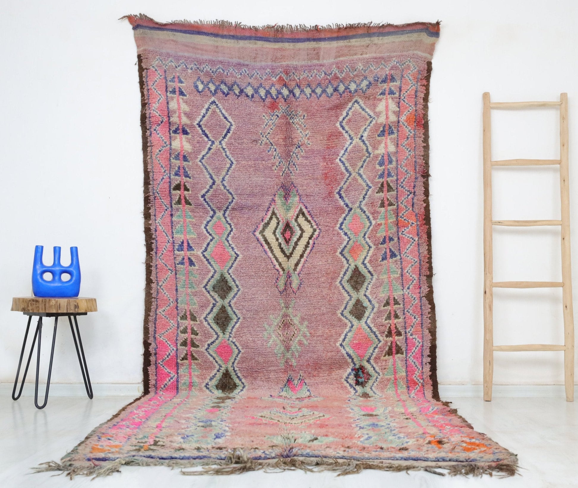 Sifaw Vintage Moroccan Rug  4'7" x 10'8" - TrendAura