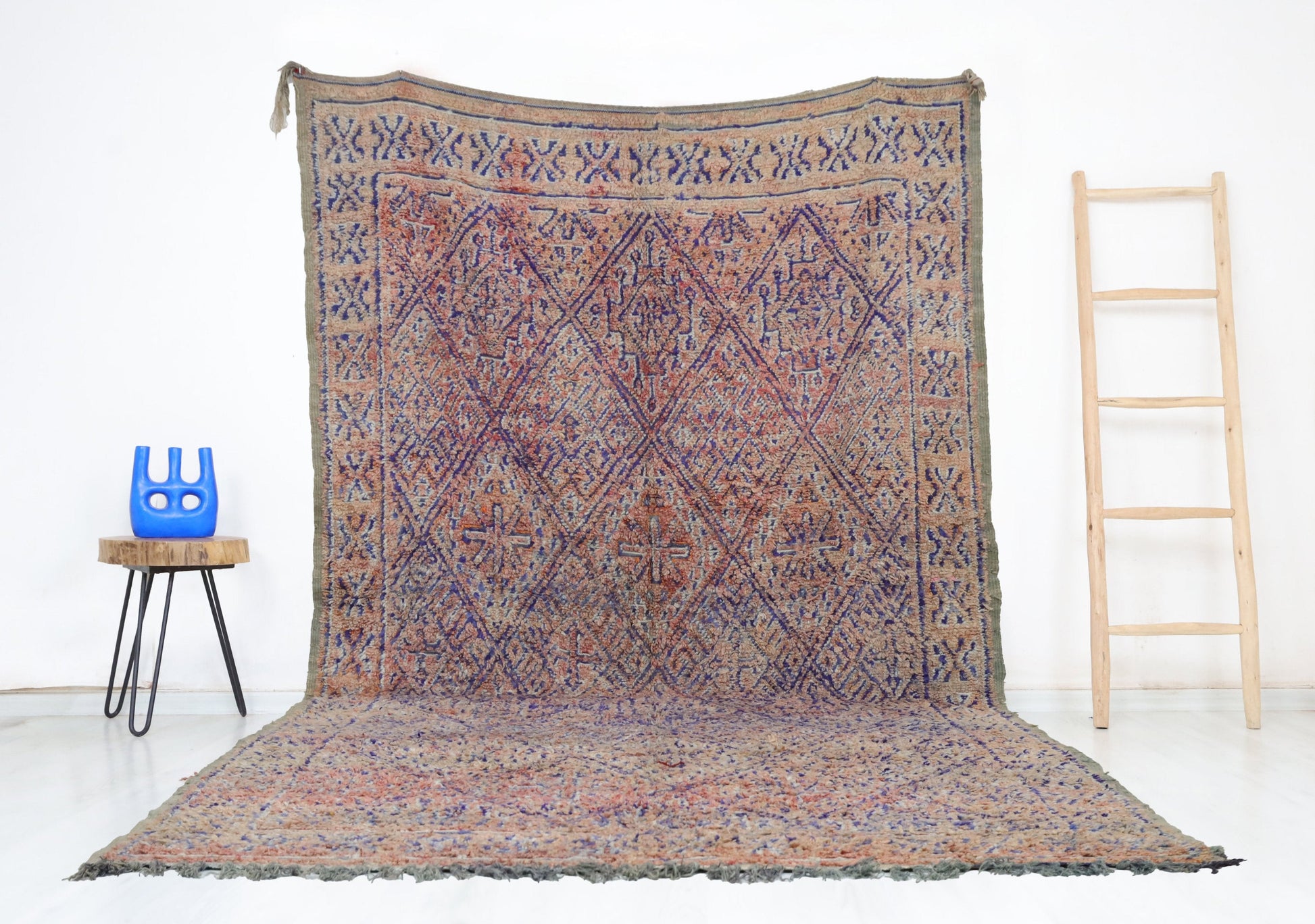 Degemma Vintage Moroccan Rug  7'1" x 12'3" - TrendAura