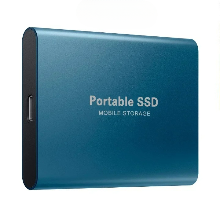 High capacity portable SSD of 128 TB with USB-C