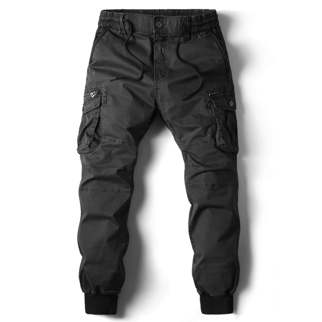Men's Jogger Cargo Trousers With Multi Pocket Utility For Active Men On The Go For Everyday Comfort And Practical Style