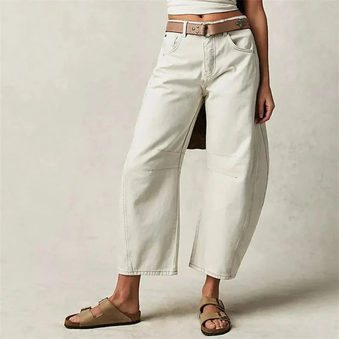 Valeria Mid-Rise Barrel Jeans