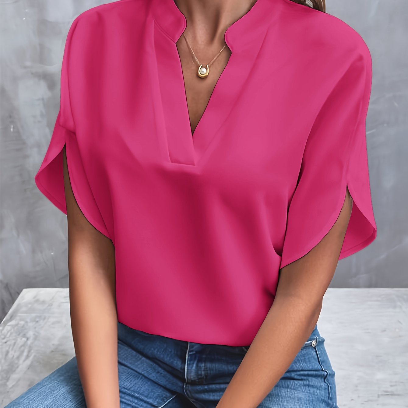 Kiki Cotton Blend Blouse For Women Elegant Summer Style Soft Fabric That Flatters Your Figure