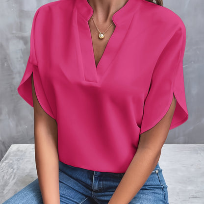 Kiki Cotton Blend Blouse For Women Elegant Summer Style Soft Fabric That Flatters Your Figure