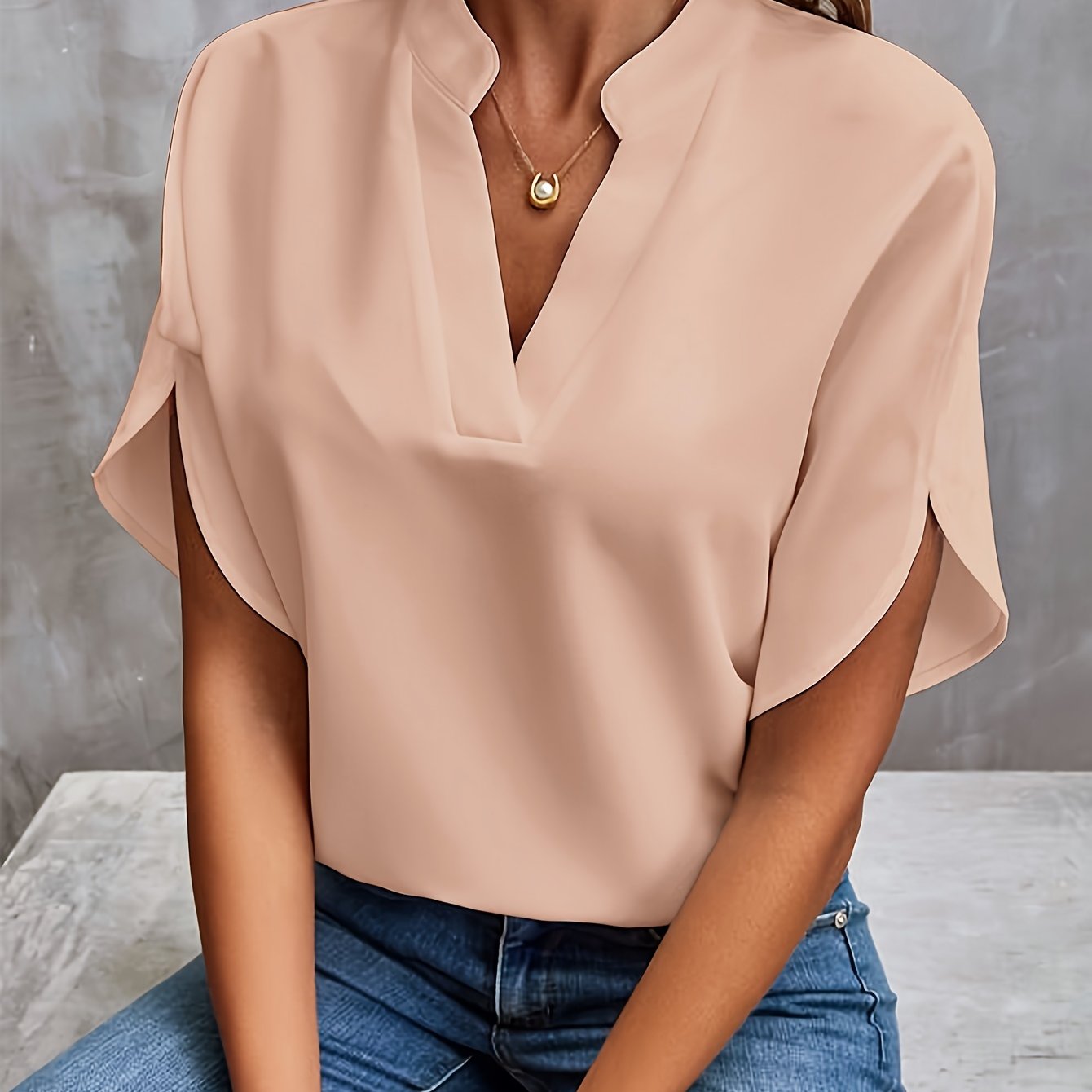 Kiki Cotton Blend Blouse For Women Elegant Summer Style Soft Fabric That Flatters Your Figure