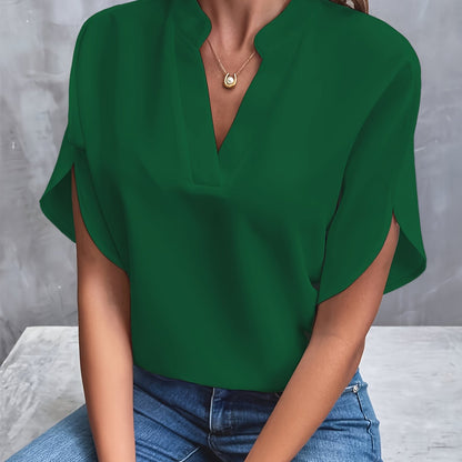 Kiki Cotton Blend Blouse For Women Elegant Summer Style Soft Fabric That Flatters Your Figure