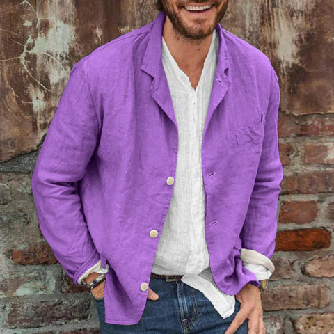 Louis Jacket Premium Breathable Cotton Linen Everyday Comfort For Active Men And Women