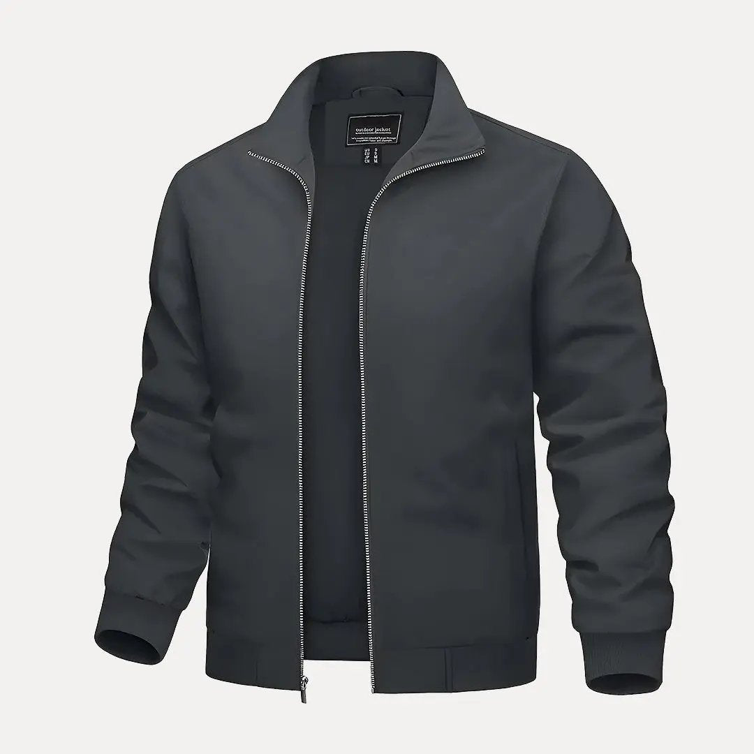 Vince Stand Collar Bomber Jacket