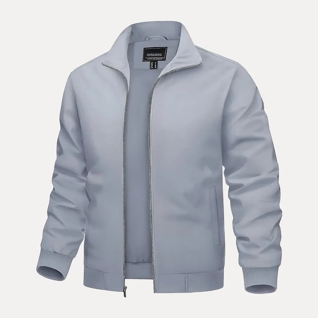 Vince Stand Collar Bomber Jacket