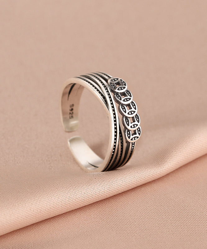 Bagues vintage en argent sterling et cuivre - TrendAura