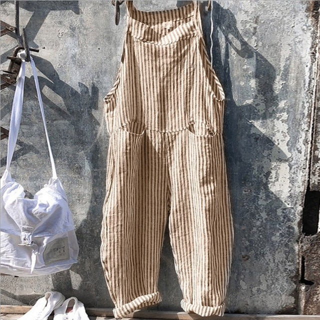 Striped baggy jumpsuit Odelia