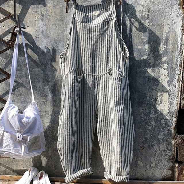 Striped baggy jumpsuit Odelia