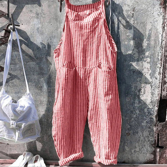 Striped baggy jumpsuit Odelia