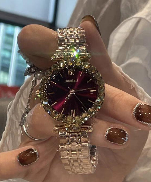 Montre Vogue Mulberry en acier inoxydable et verre trempé - TrendAura
