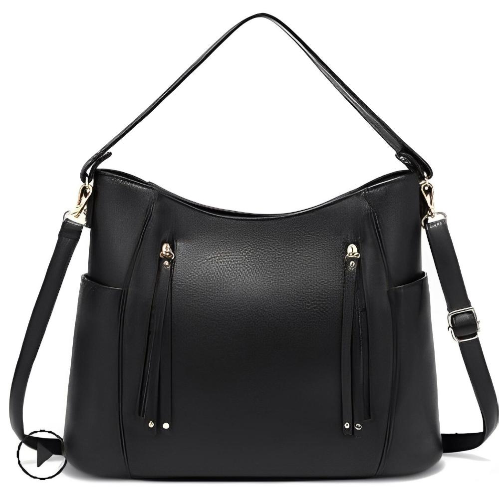 TrendAura Colleen Vegan Leather Hobo Bag All Season Chic With Adjustable Straps And Dual Handles