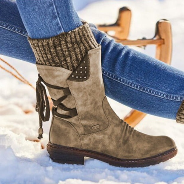 High ankle boots for women