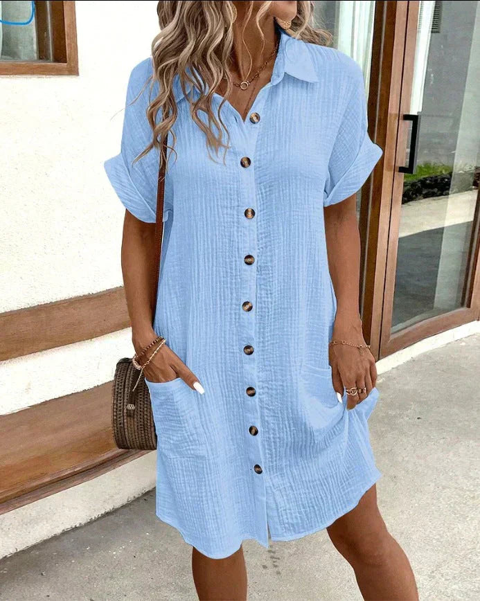 Brooklyn – Cotton Polo Shirt Dress