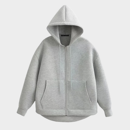 Ezra - Basic hooded jacket made of cotton