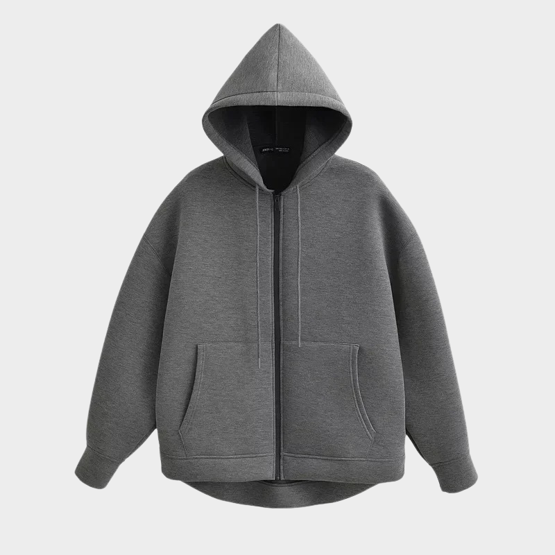 Ezra - Basic hooded jacket made of cotton