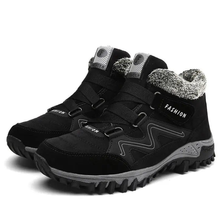 Warm Velvet Outdoor Shoes for Women – Stylish & Comfortable for Winter