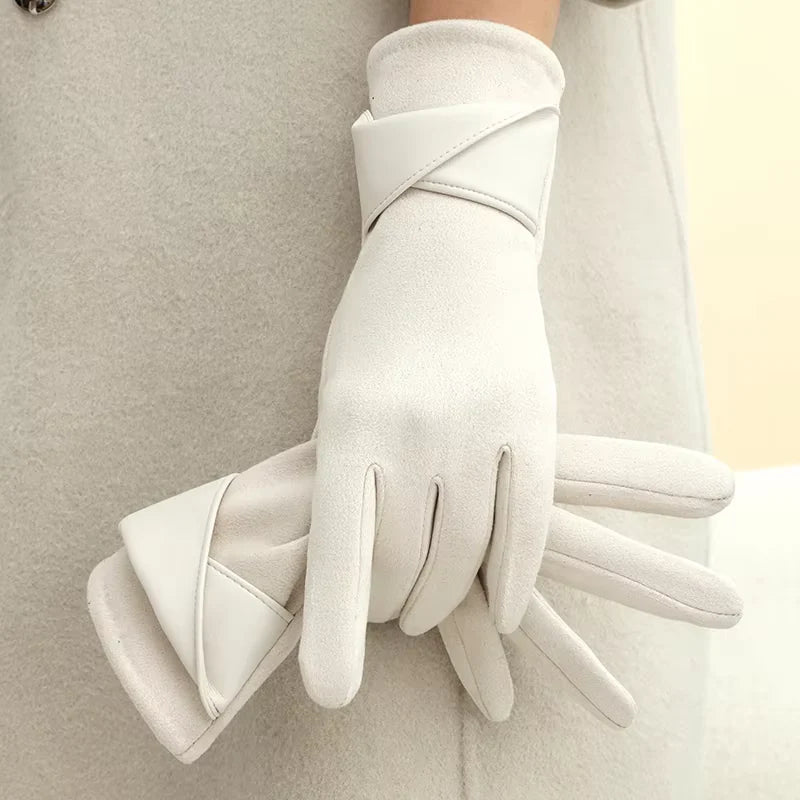 Warm winter gloves for women