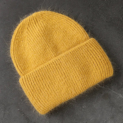 Warm knitted hat for women