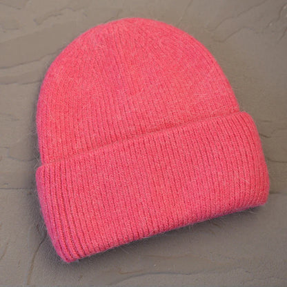 Warm knitted hat for women