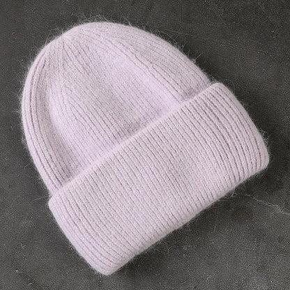 Warm knitted hat for women