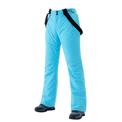 Warm Windproof Waterproof Ski Pants for Women