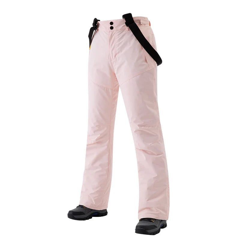 Warm Windproof Waterproof Ski Pants for Women
