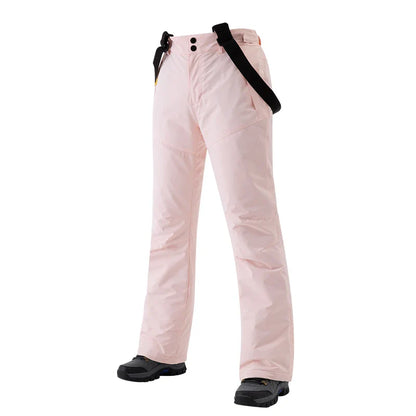 Warm Windproof Waterproof Ski Pants for Women