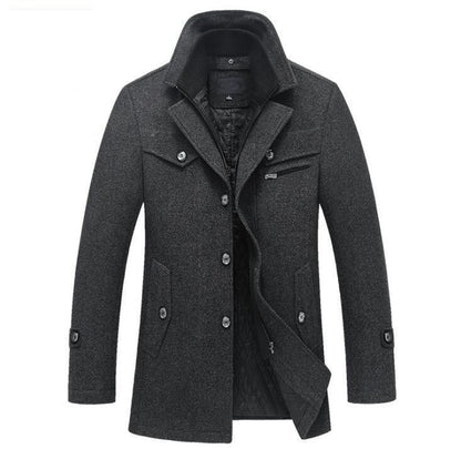 Warm wool jacket for men in classic Piekjas style