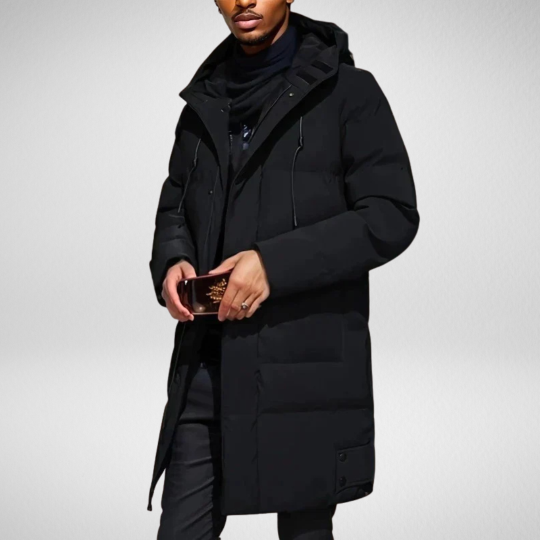 Waterproof men's winter parka