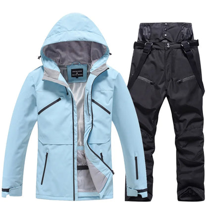 Waterproof ski suit for women and men