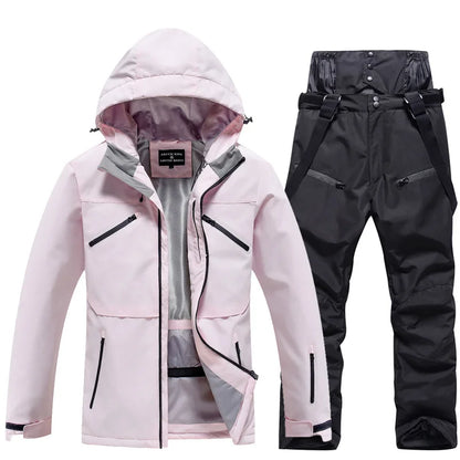 Waterproof ski suit for women and men