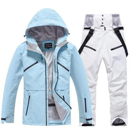 Waterproof ski suit for women and men
