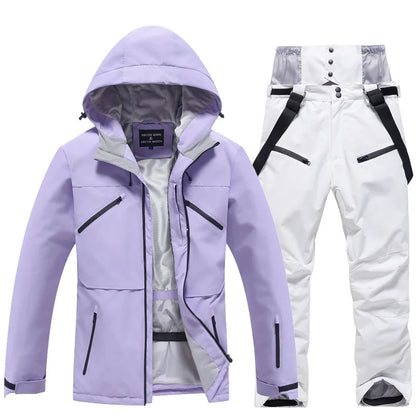 Waterproof ski suit for women and men