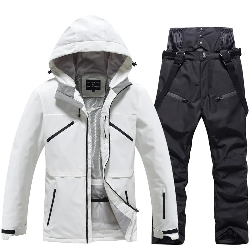 Waterproof ski suit for women and men