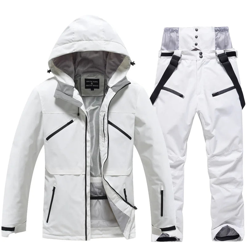 Waterproof ski suit for women and men