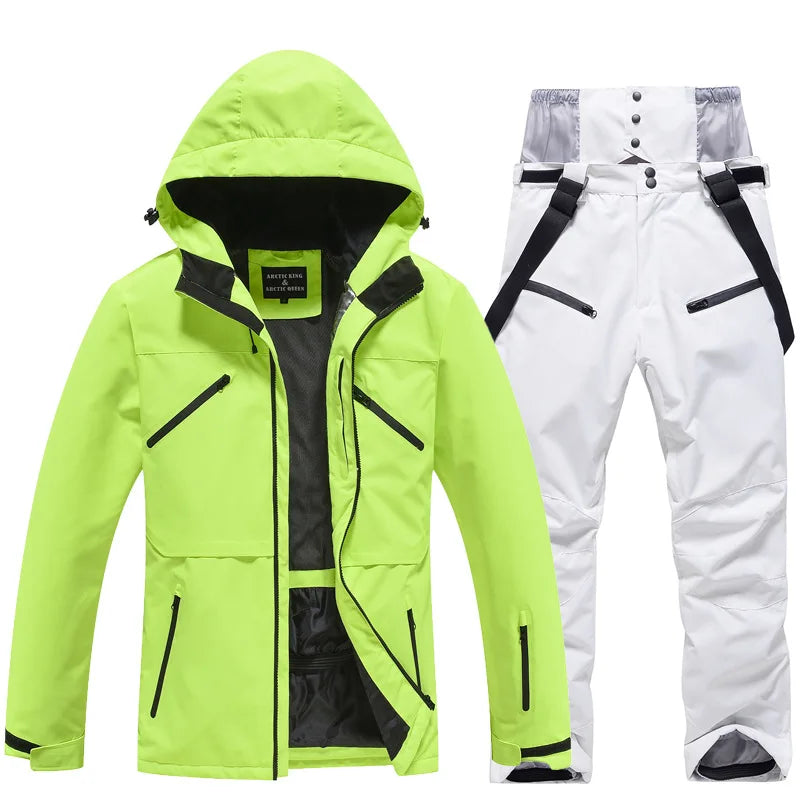 Waterproof ski suit for women and men