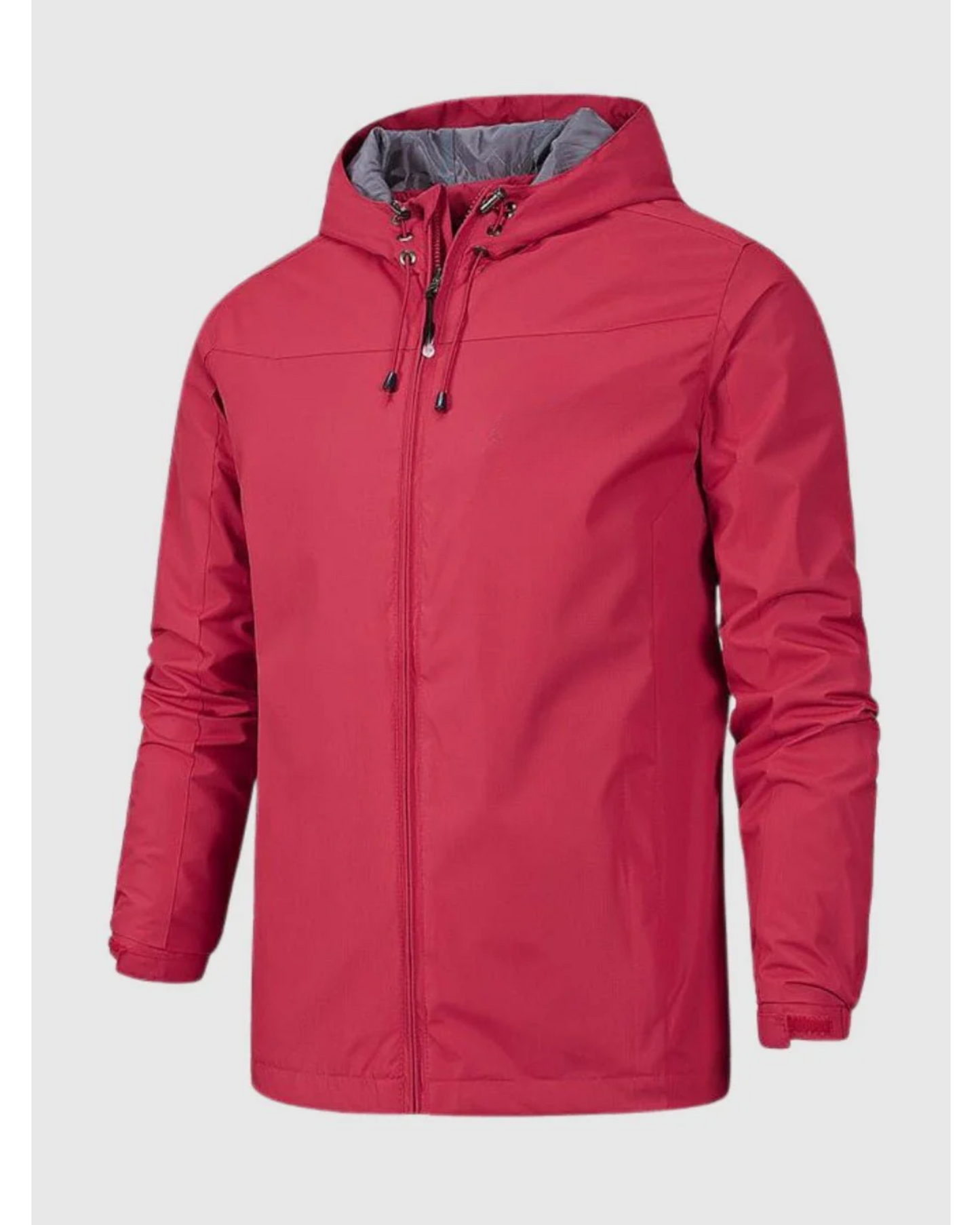 Men's Waterproof Hooded Jacket For All Weather Protection And Everyday Versatility