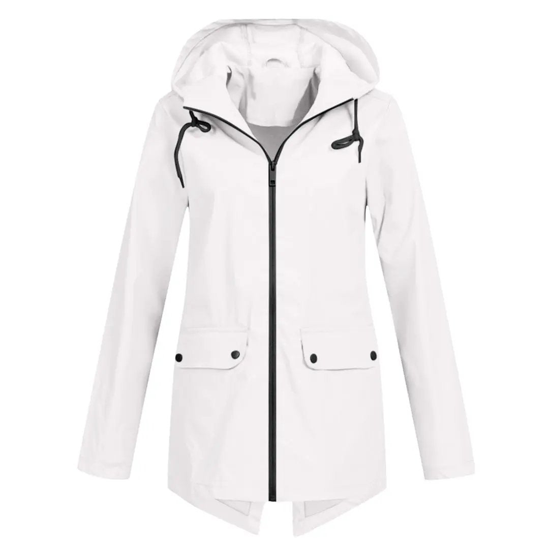 Waterproof Long Jacket for Women – Stylish & Functional