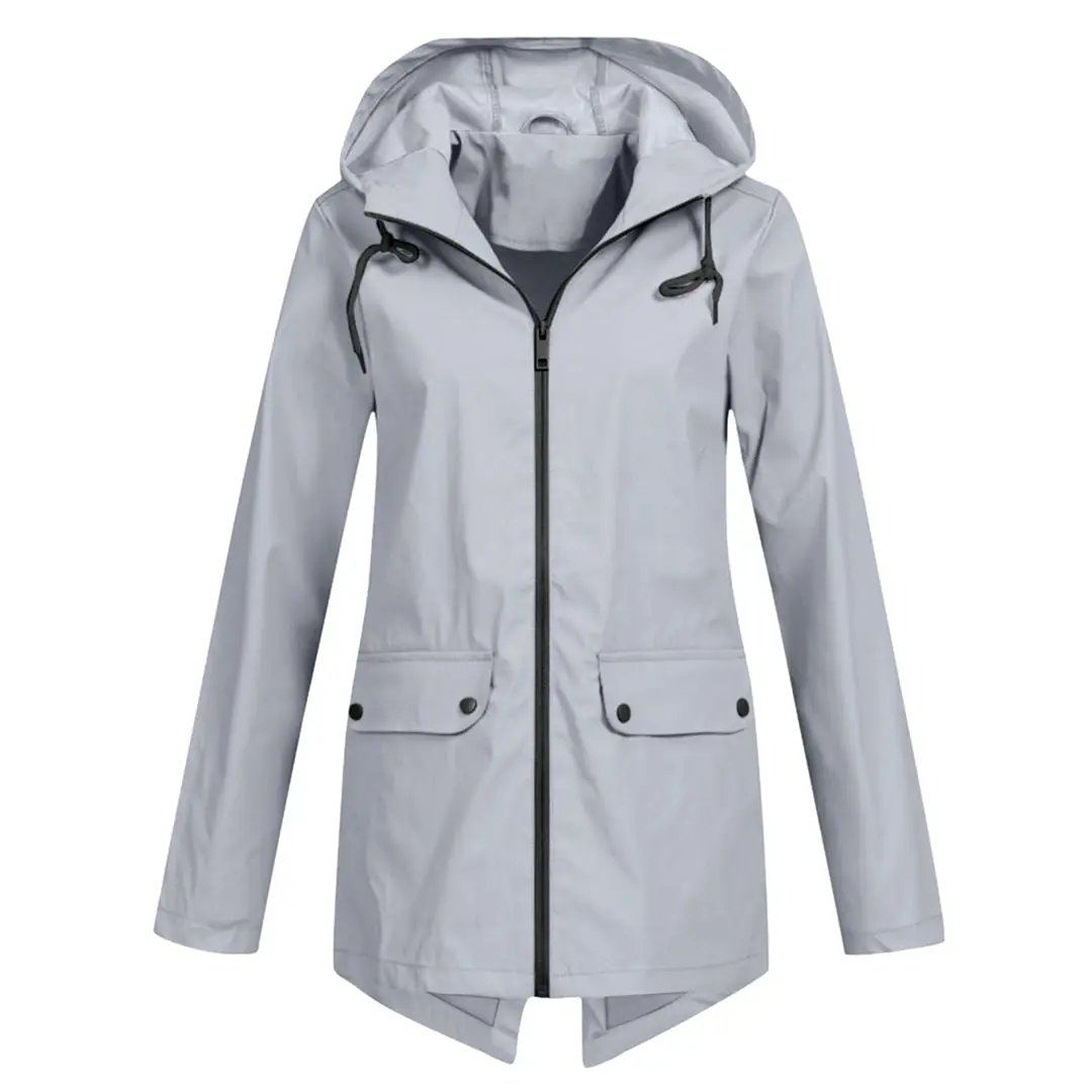 Waterproof Long Jacket for Women – Stylish & Functional