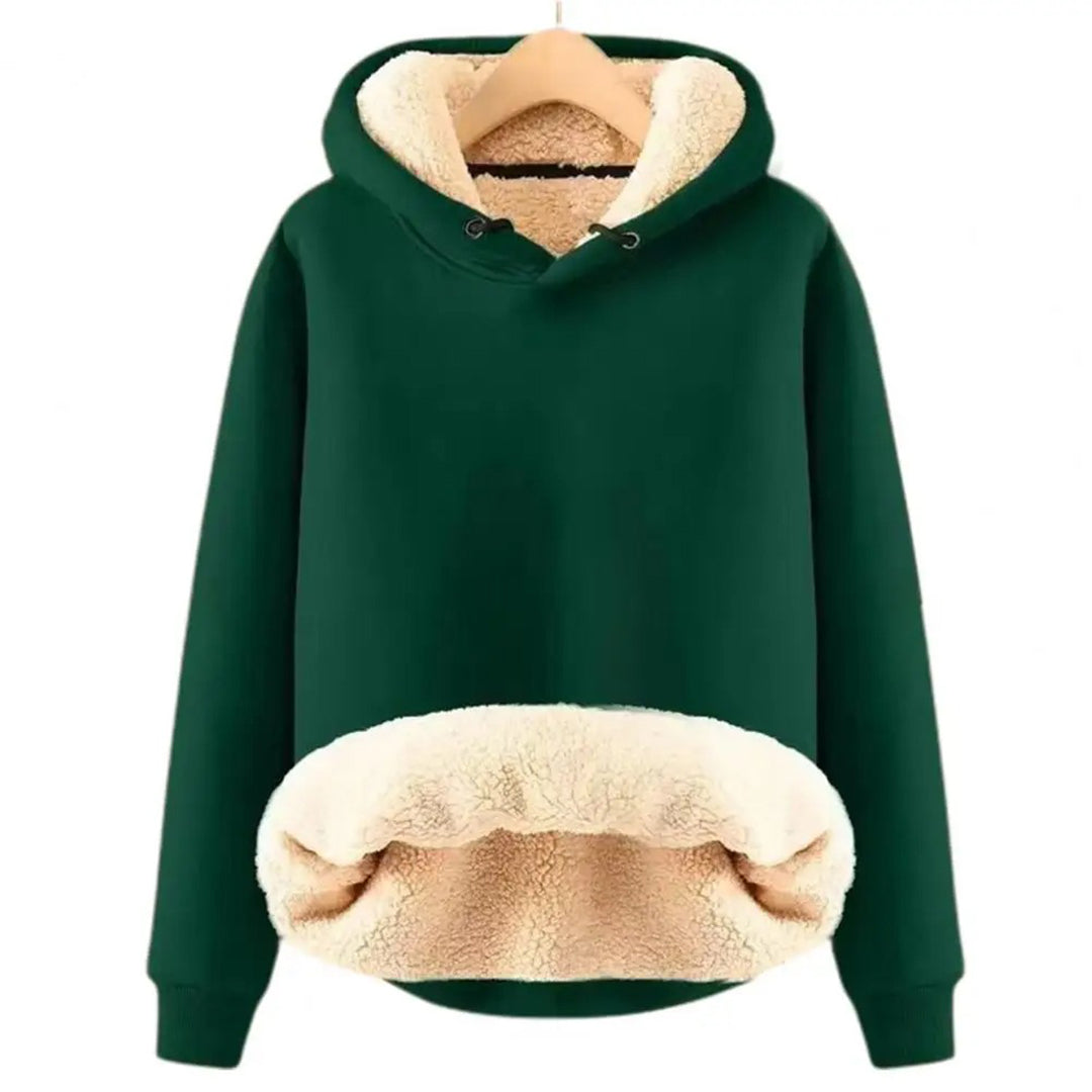 Soft and warm women's hoodie