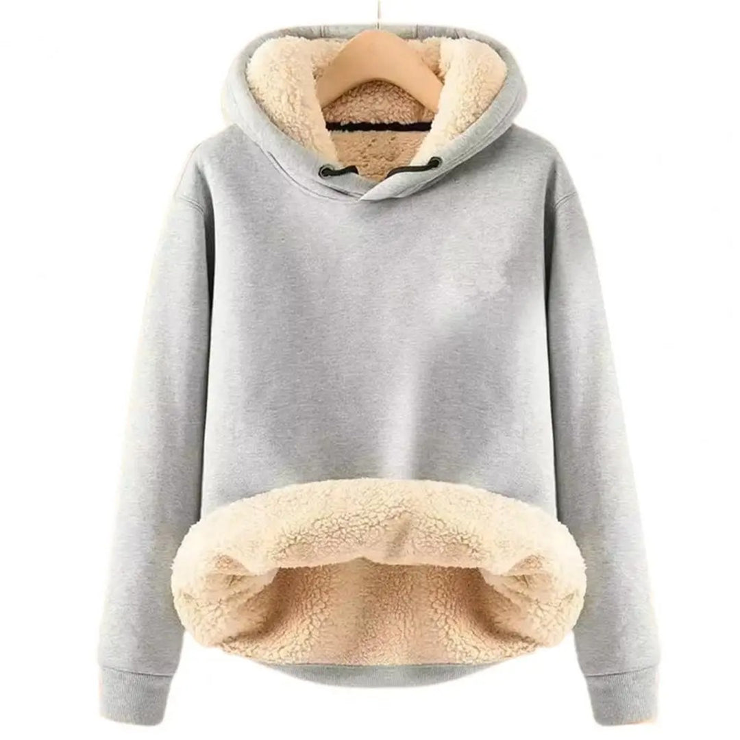 Soft and warm women's hoodie