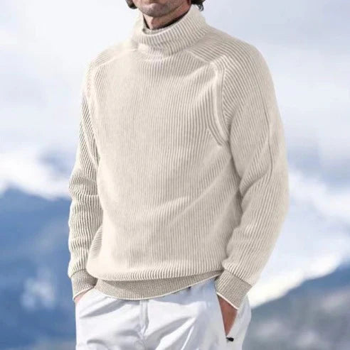 TrendAura | Elegant Men's Turtleneck Sweater