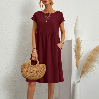 Anna | Comfortable Midi Dress in A-Line for Women